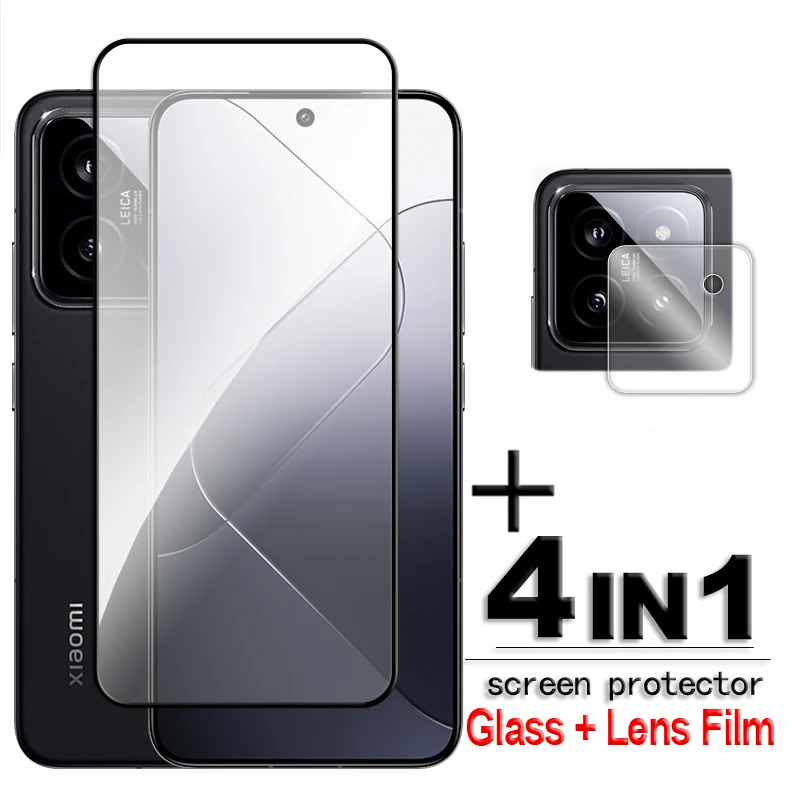 Закаленное стекло 2.5D для Xiaomi, Защитная пленка для экрана Xiaomi 14, клейкая пленка для Xiaomi 11T, 12, 12T, 13, 13T, 14
