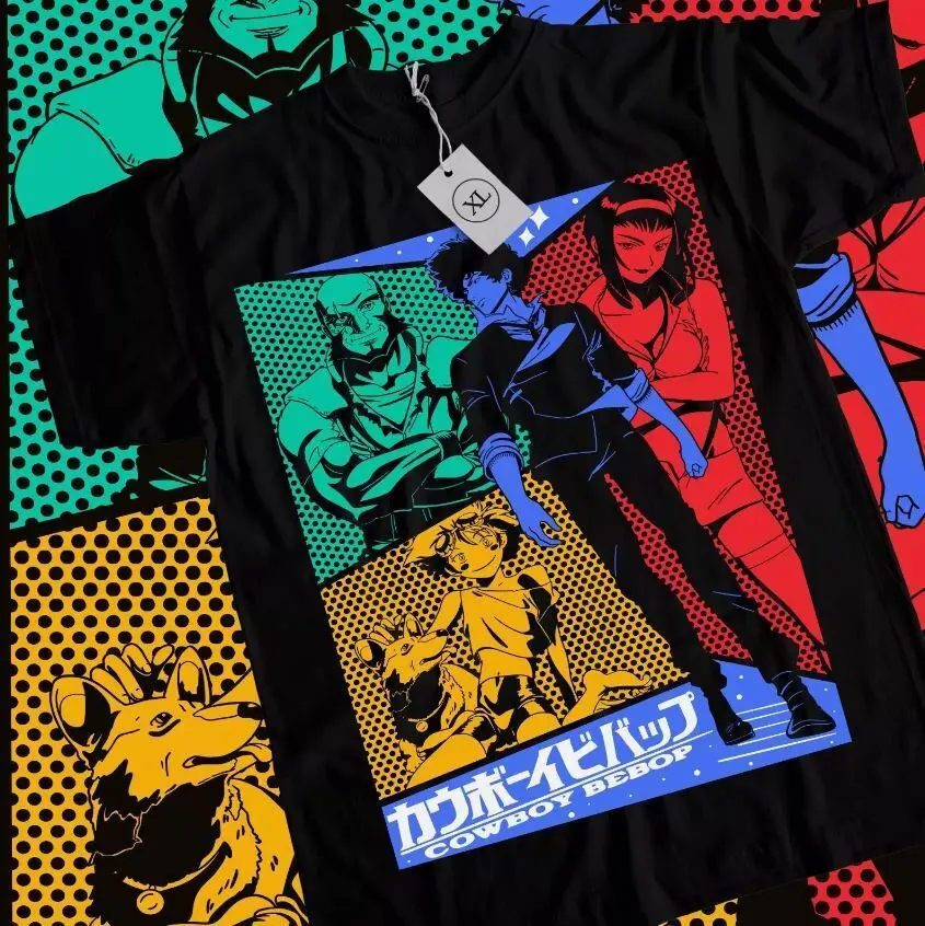 Футболка Cowboy Bebop Spike Spiegel Anime Manga подарок маме Забавная рубашка всех размеров