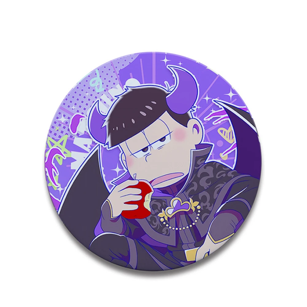 58 мм аниме Mr. Osomatsu-kun MATSUNO ICHIMATSU косплей костюм значок булавка SPTE жесть брошь реквизит Рождественский подарок (art.: 3920d0dc677e8) - 3920d0dc677e8