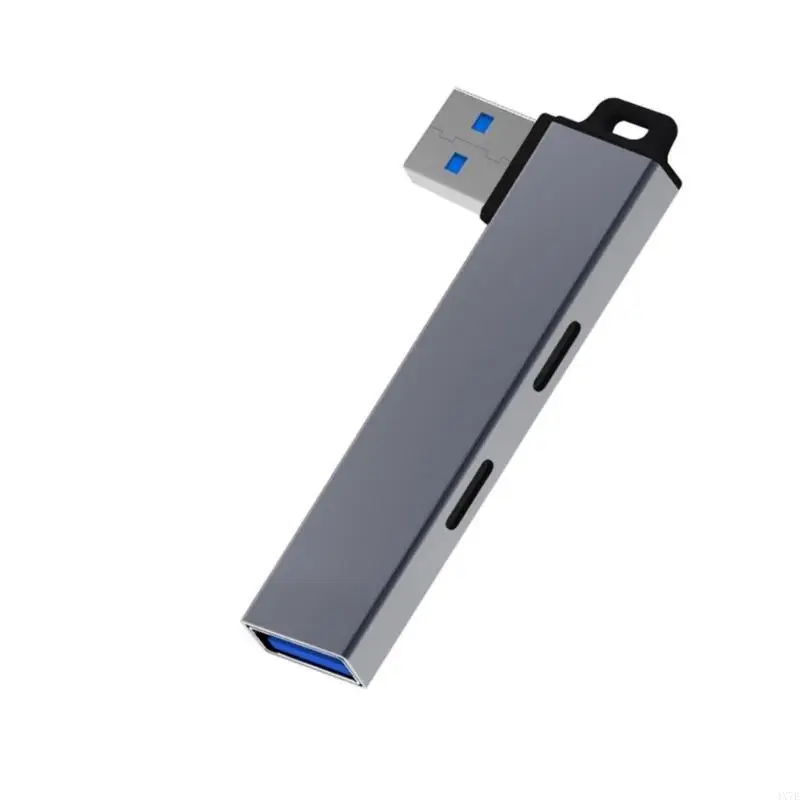 Фото 4x7e Compactly USB3.0 Hub USB3.0 до 2 типа C и USB3.0 Hub для удобного расширения порта, совместимое с Window Linux Android №5