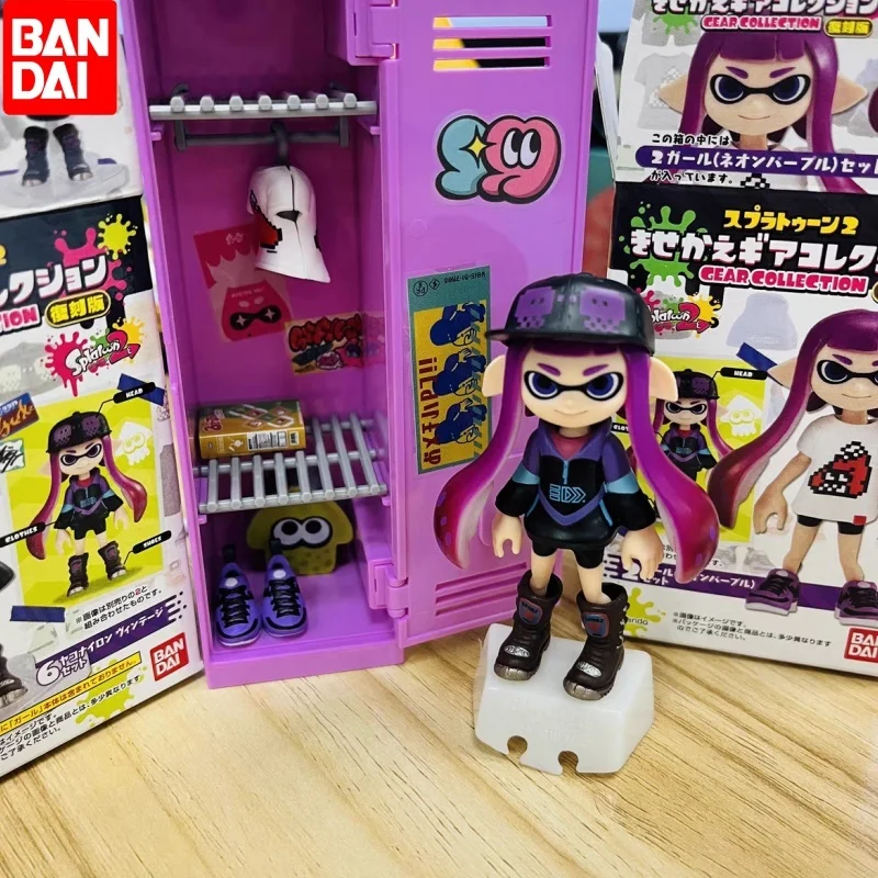 В наличии Bandai Jet Fighter Splatoon экшн-фигурки серии 2 Splatoon, копия коробки, коллекция яиц, украшение для рабочего стола, аниме Toyts