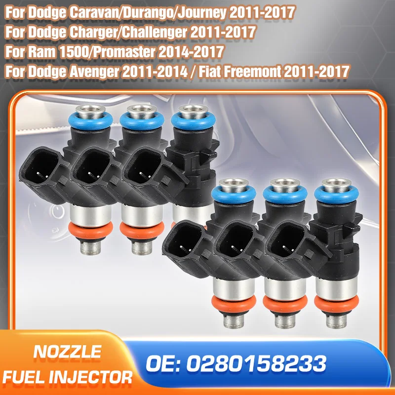 Автомобильный топливный инжектор для Dodge Caravan Avenger Journey Dodge Charger Durango Challenger Ram 1500 Promaster Fiat Freemont 2011-2017