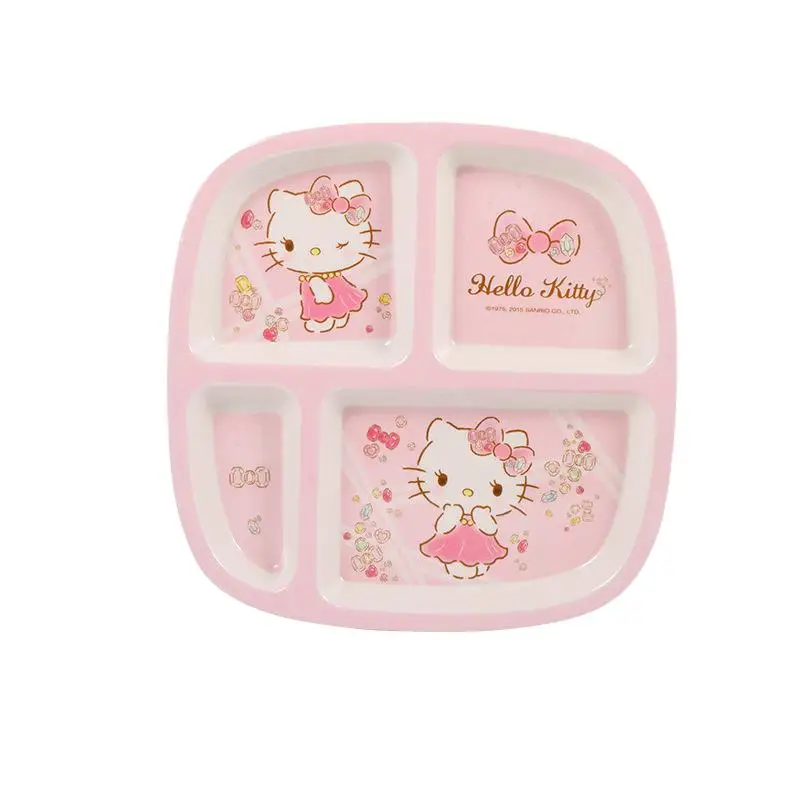 Sanrio Высококачественная посуда аниме Hello Kitty обеденная тарелка домашняя милая форма мультяшная чашка ложка рисовая миска тарелка кухонные принадлежности (art.: 3920c25f84e8a) - 3920c25f84e8a