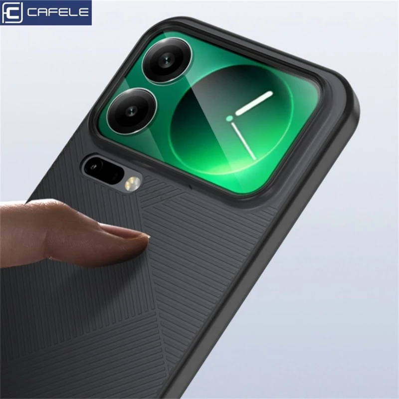 Фото Чехол с геометрическим рисунком для Xiaomi 17 Pro Max Mi 17 17Pro 5G, тонкий чехол в матовую прозрачную полоску, простой стильный бампер в виде ракушки №4