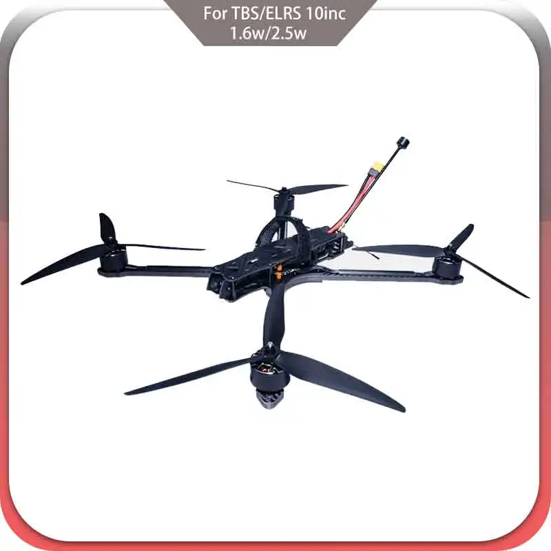 Квадрокоптер DS Lancer 10 MK1 FPV, 10 дюймов, 5,8 ГГц, 2,5 Вт