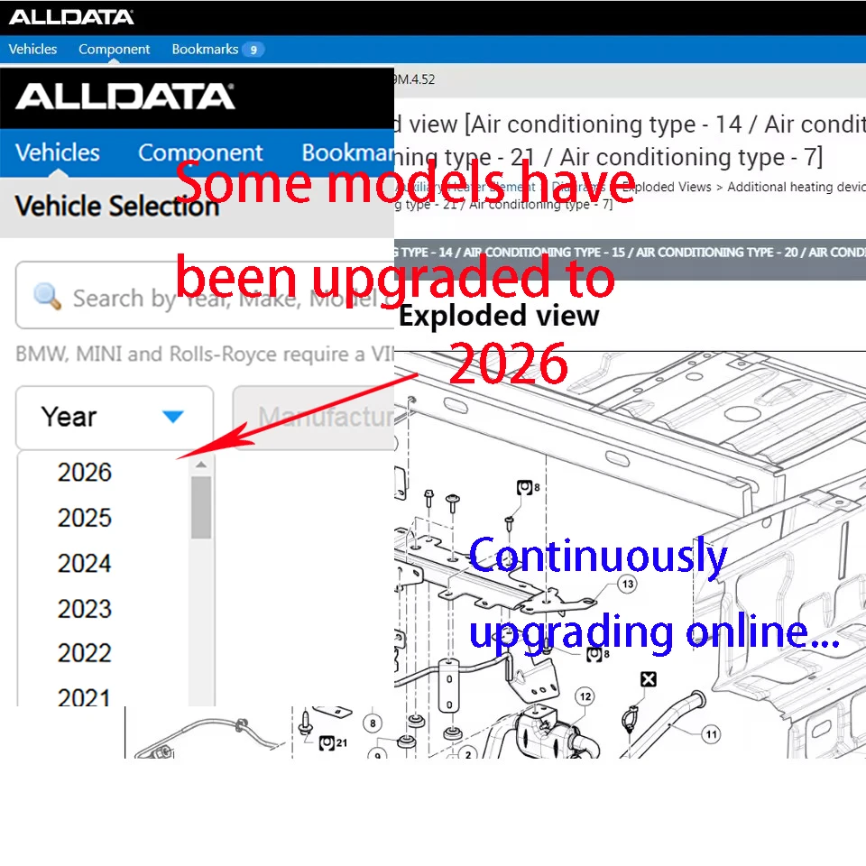 Фото Online Account Oficial a Year 2026, новинка для ремонта автомобилей, программное обеспечение для всех данных, поддержка мобильных/ПК, Login №3