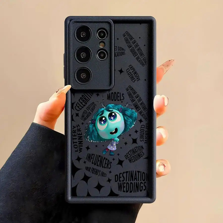 Фото Милый мягкий чехол Disney Inside Out 2, чехол для Samsung Galaxy S21 S24 Plus S25+ S20FE S25 Ultra S23 FE S24Ultra S22 №5
