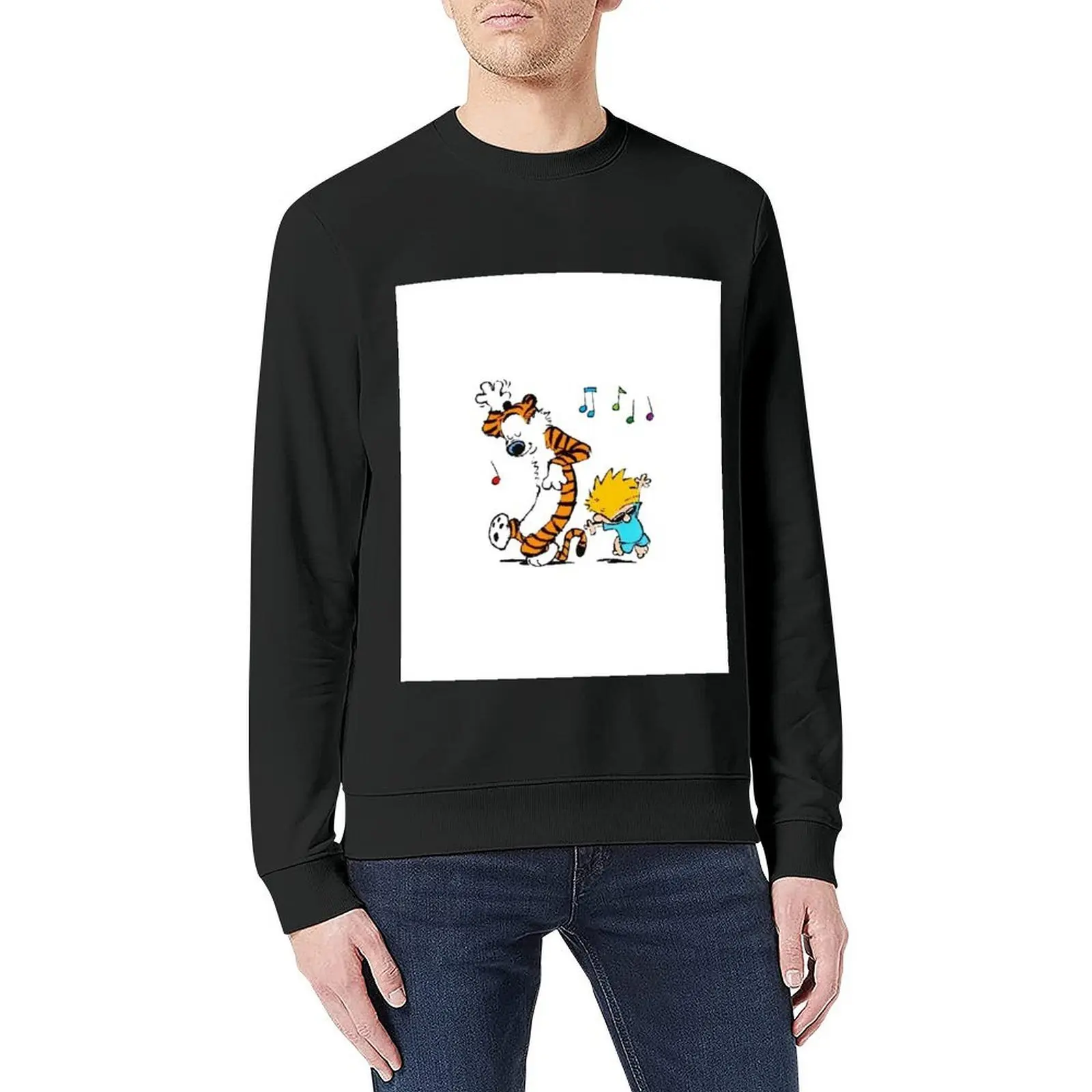 Фото Calvin And Hobbs Dance пуловер осенняя мужская одежда комплект мужской толстовки мужская одежда толстовка с капюшоном №5