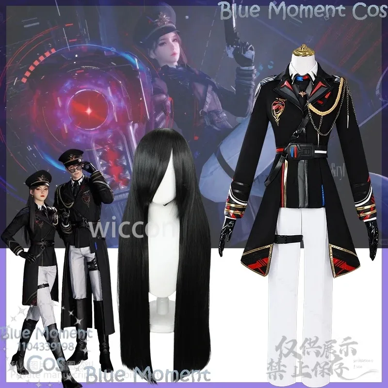 Фото A888A888Game Heroine Косплей Love And Deepspace Caleb Xia Yizhou Sister Air Captain Punk Uniform Wig Girl Woman Comic Con B666@! №2