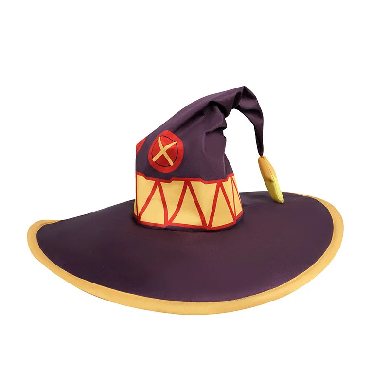Фото Megumin Косплей Konosuba Божье благословение в этом чудесном мире костюм шляпа плащ женские аниме вечерние платья для ролевых игр наряды №5