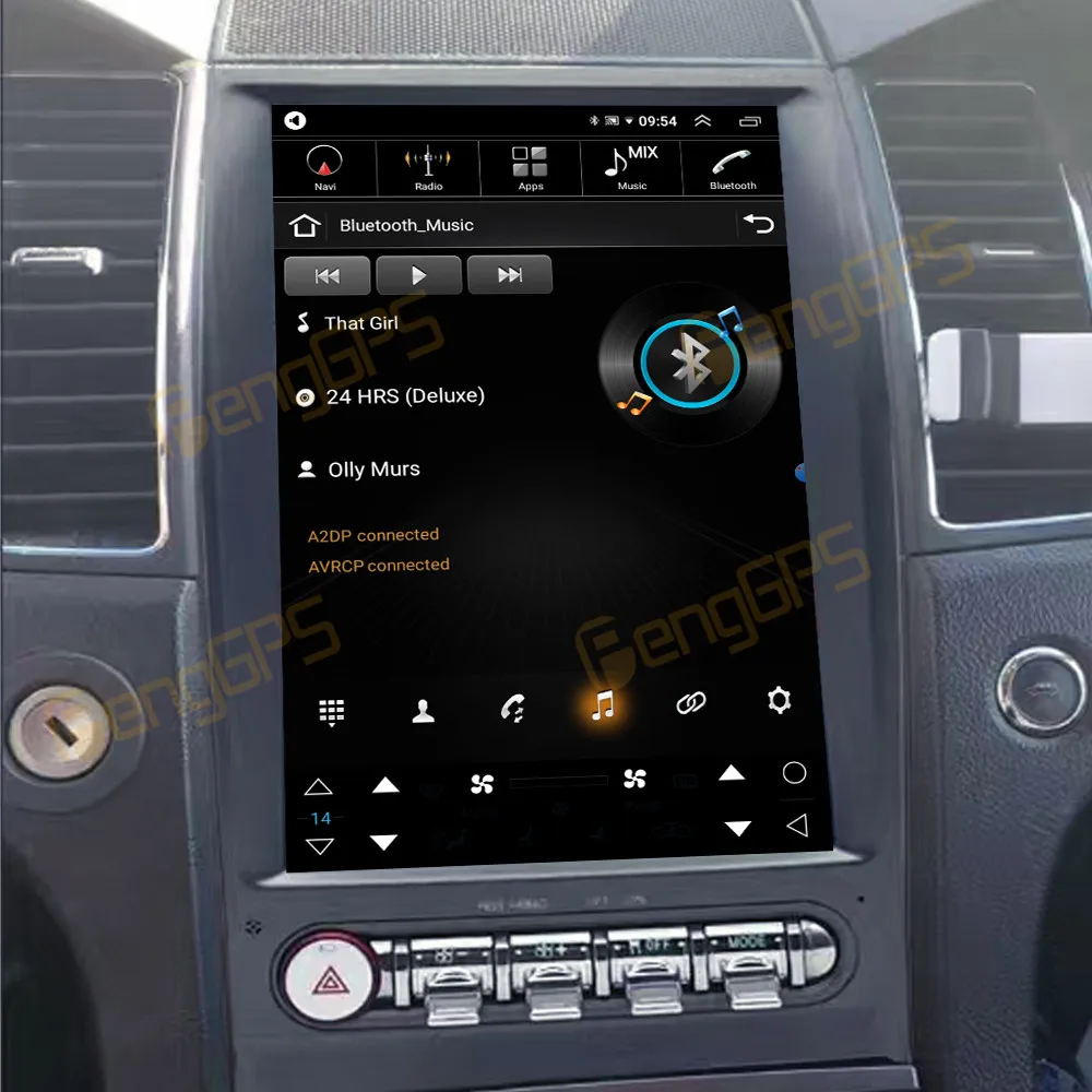 Фото 12,8-дюймовый автомобильный радиоприемник для Ford Taurus 2010-2019 беспроводной мультимедийный плеер Caeplay AI экран GPS-навигация DSP BT автомобильные аксессуары №2