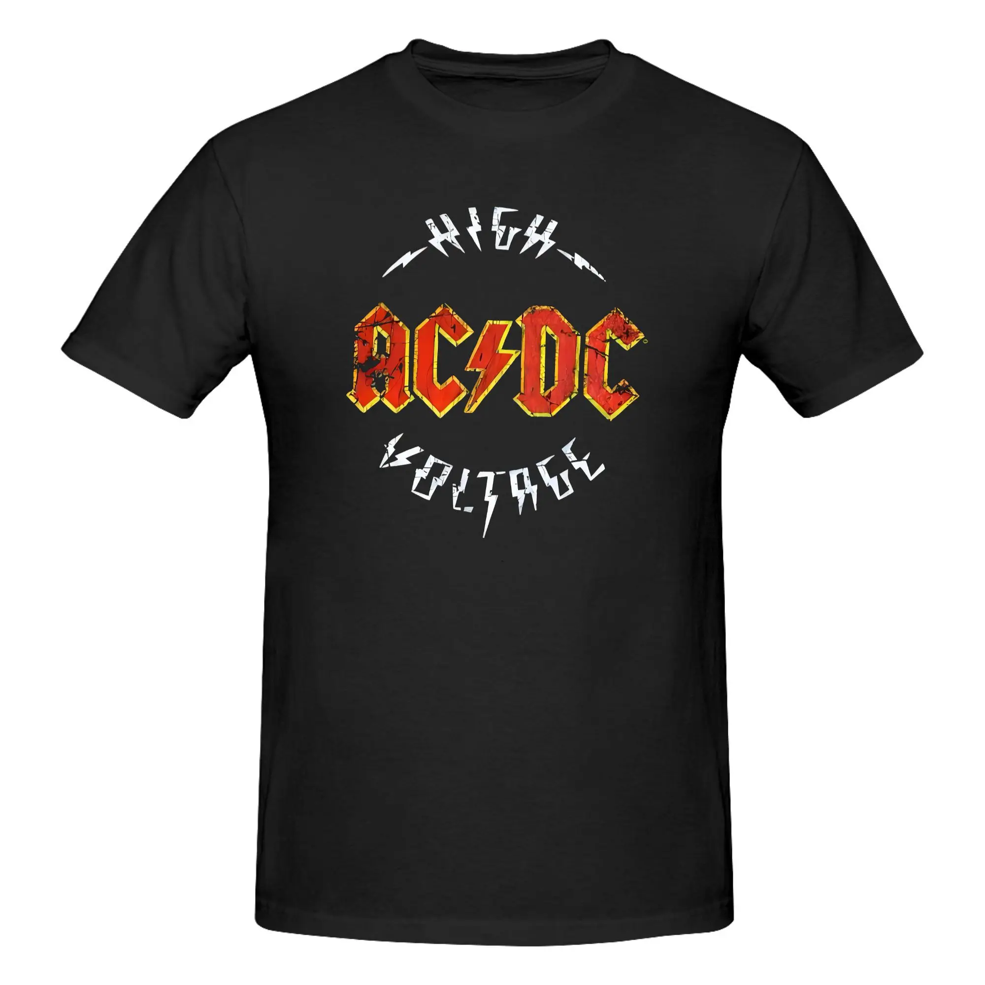 Мужская и женская винтажная футболка с графическим рисунком Acdc, модные футболки из чистого хлопка в стиле хип-хоп, одежда YD006
