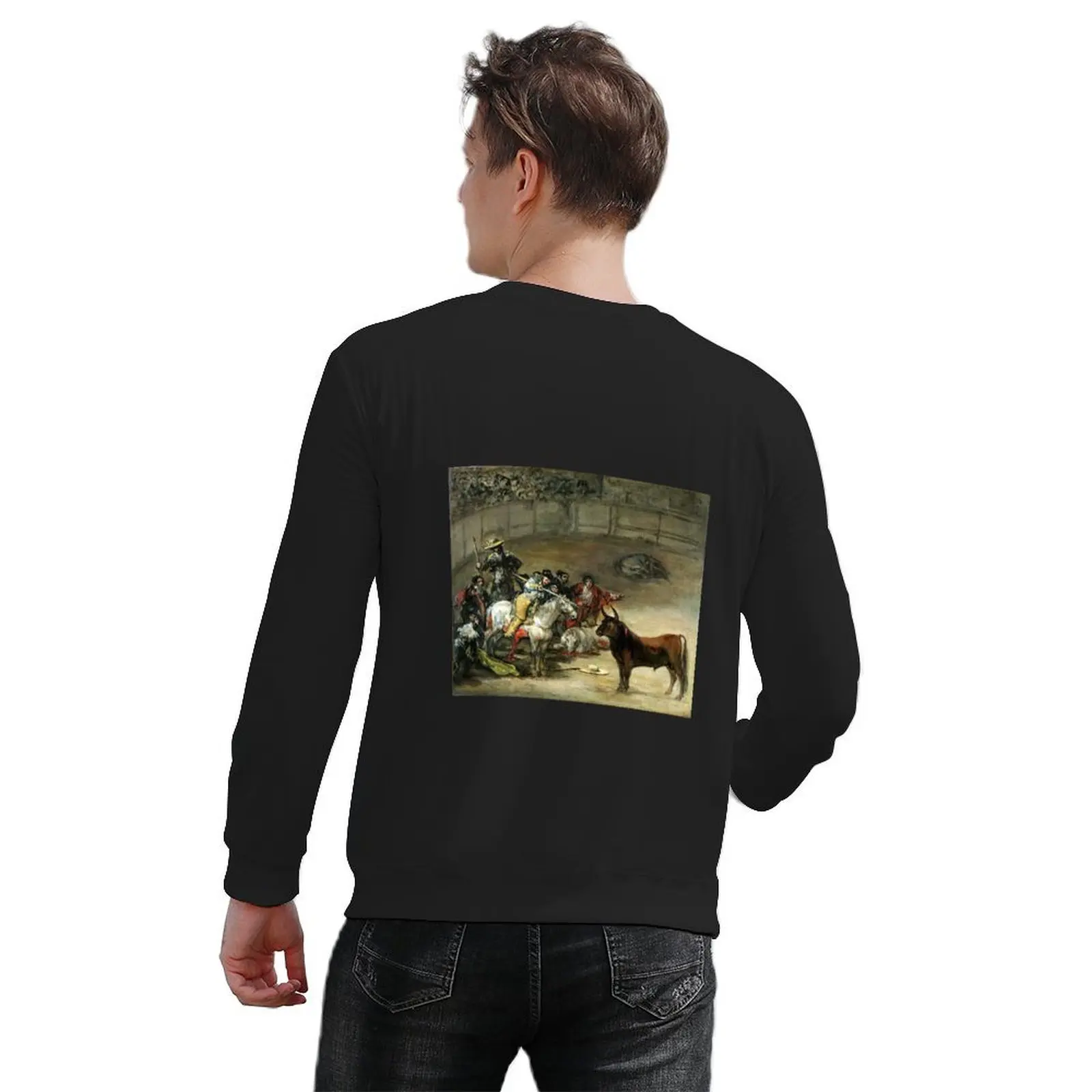 Пуловер Francisco de Goya Bullfight, Suerte de Varas, модная мужская толстовка, одежда в корейском стиле, толстовки с графикой (art.: 3920d215ab52c) - 3920d215ab52c