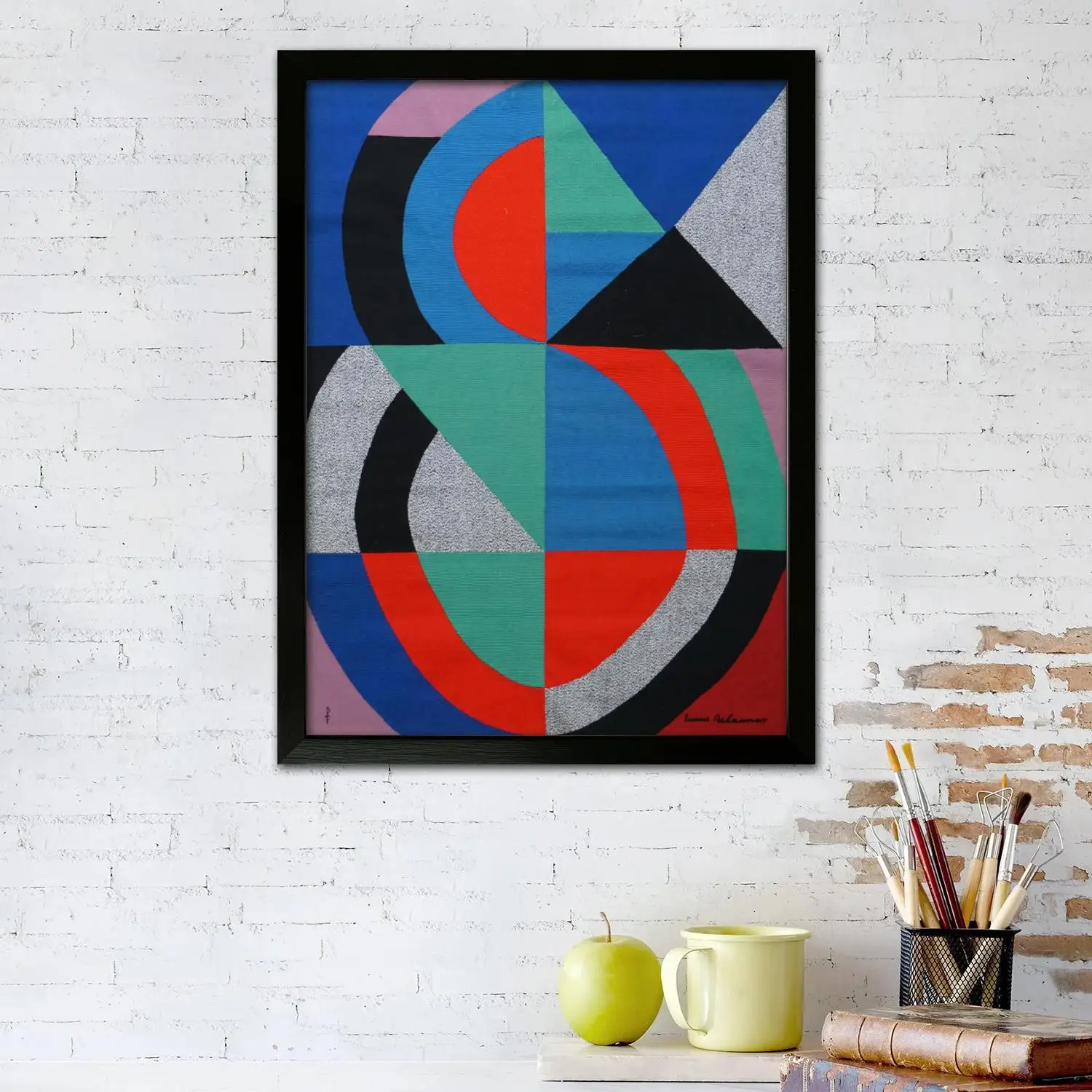 Фото sonia delaunay художник холст художественный постер, настенное искусство, печать с изображением, современная семья, декор для спальни, постеры, декоративная живопись №2