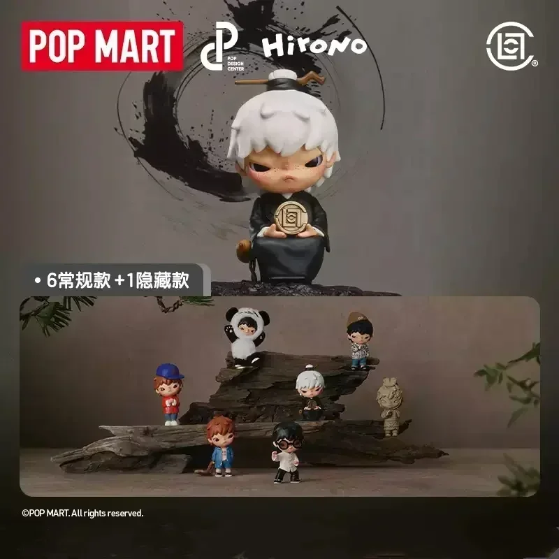 Подлинные фигурки слепых коробок POPMART Hirono CLOT серии 8 В поколения — модные подарки, декоративные украшения