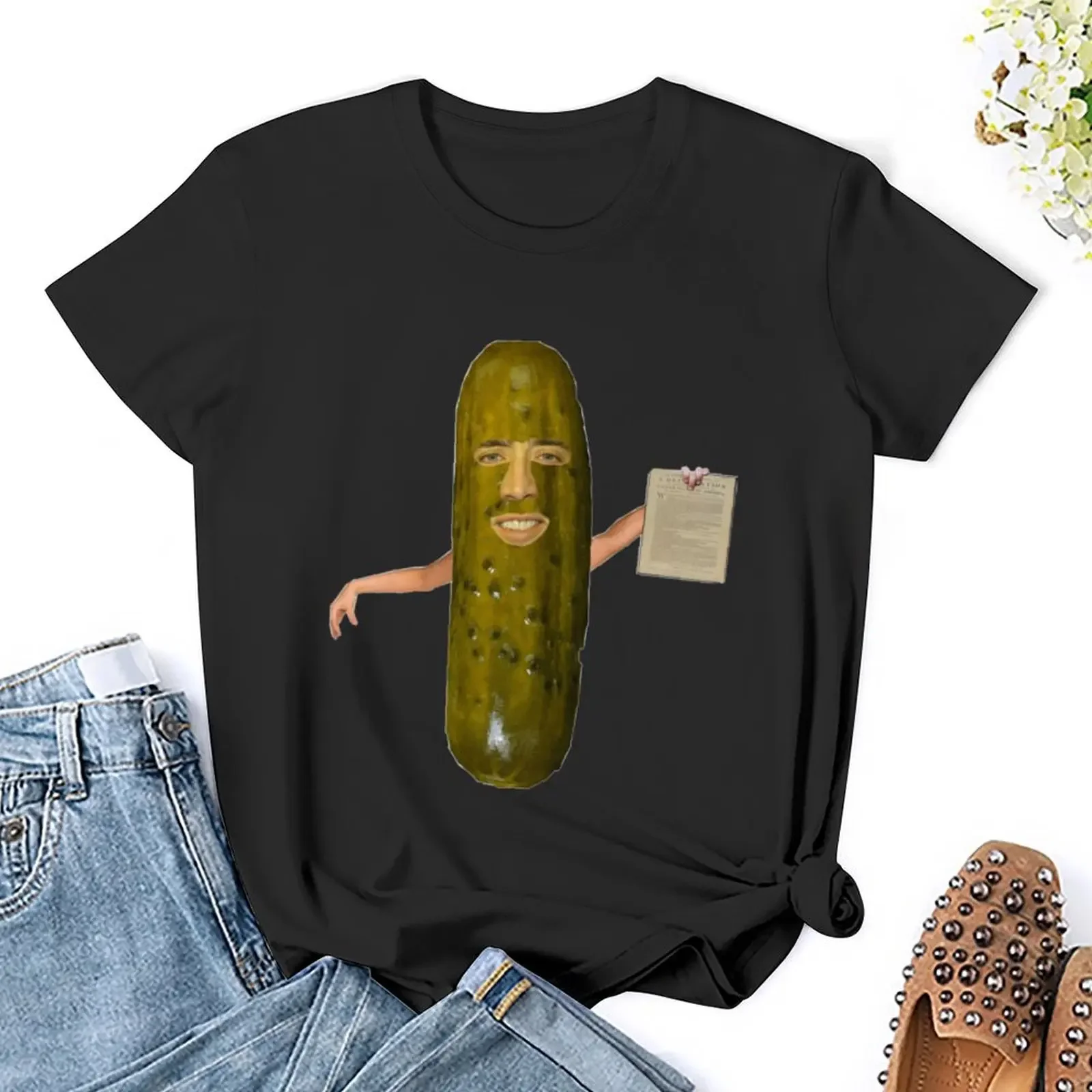 Фото Футболка Pickolas Cage, летние топы, корейские модные топы, женские летние блузки 2025 №5