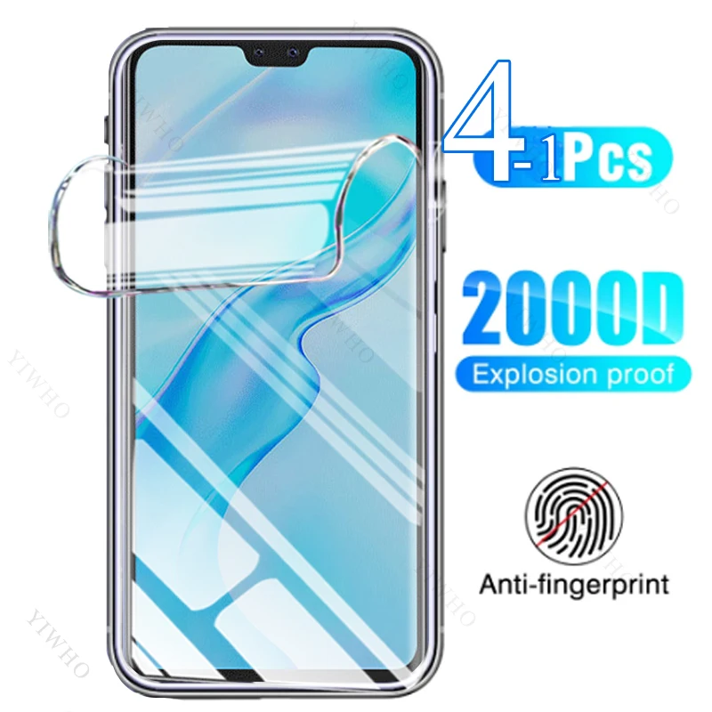 4-1 шт., защитная Гидрогелевая пленка для Vivo V20 Pro V 20