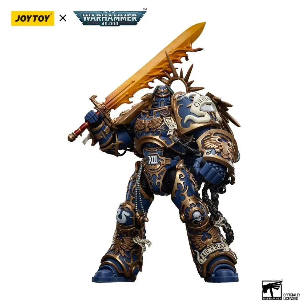 Фото JOYTOY Warhammer 40K Ultramarines Roboute Guilliman 1/18 фигурка украшения Коллекционная модель сюрприз рель подарочные игрушки №4