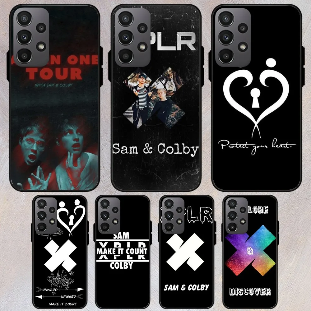 Чехол Sam And Colby для Samsung Galaxy S22 S23 S24 S30 Note 20 10 Plus Lite FE ULTRA