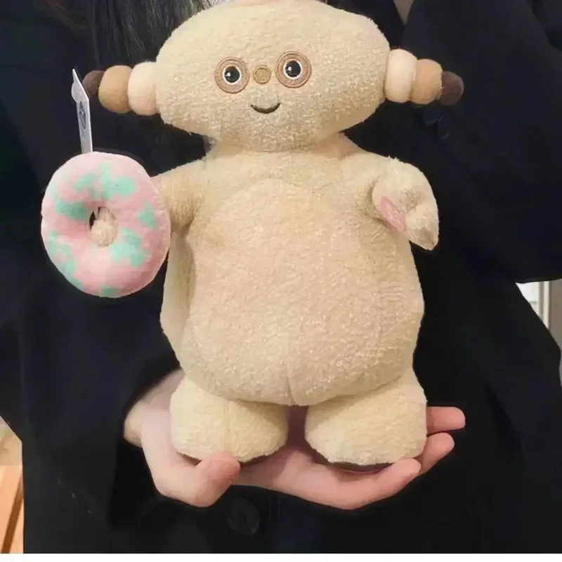 Фото Электрическая кукла Miniso серии Makka Pakka Good Night, 26 см, губка, издающая звуки, пение, сидение, хлопающая игрушка, детский подарок, игрушка №4