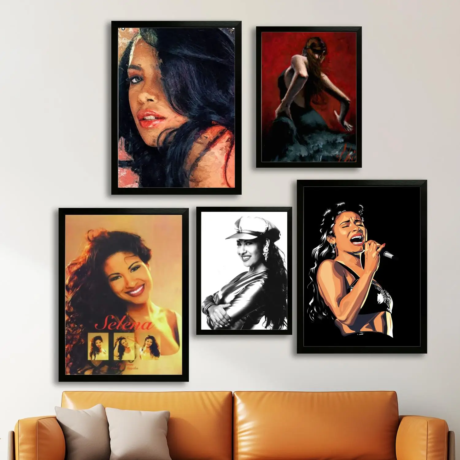 Плакат на холсте selena quintanilla, настенное искусство, печать с изображением, современная семья, декор для спальни, постеры, декоративная живопись