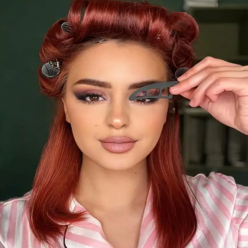 Безупречный макияж глаз Ultimate Glam Руководство по макияжу Тени для век Инструмент Your Glamour Шаблон лучшего друга Шаблон для глаз