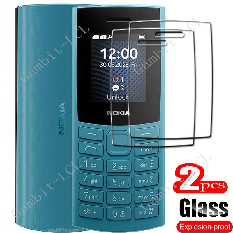 2 шт., Гидрогелевая Защитная пленка для Nokia 105 4G (2023) 1,8 
