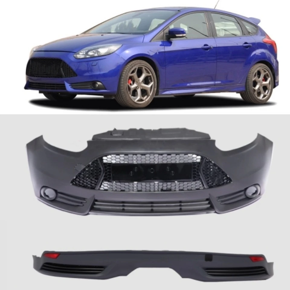 Передний бампер автомобиля, задняя губа для Ford Focus 2012 2013 2014, модифицированный для ST Style Body Kit Surround, автоаксессуары