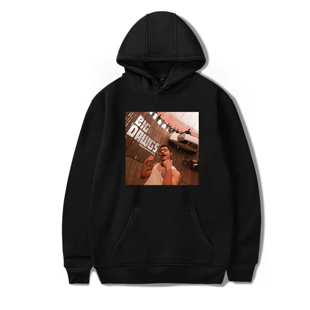 Толстовка с капюшоном для мужчин и женщин hanuhuman Merch Big Dawgs 2024, пуловер певицы, свитер с длинными рукавами и капюшоном