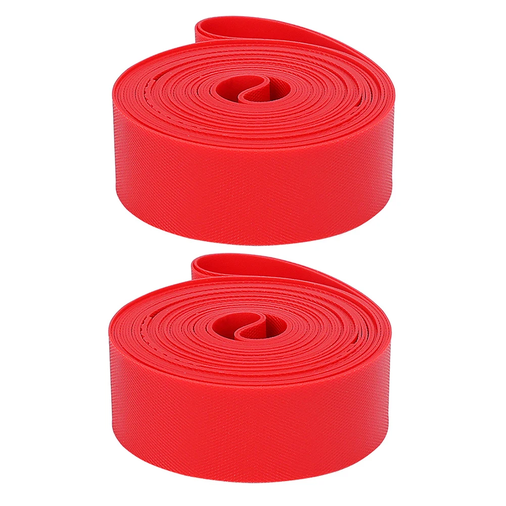Фото Mountain Bike Tire Liner Anti-Puncture Pad High Pressure Anti-puncture Tire Pad Inner Red Ultra-light PVC Tube Protection Rim №2