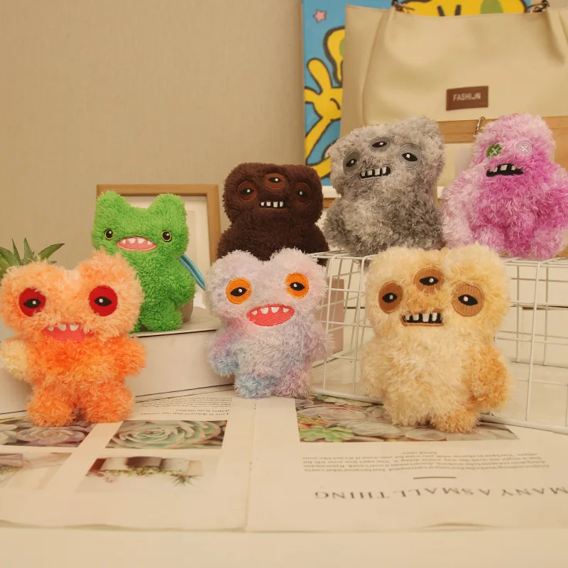 4 дюйма Fuggler Забавные уродливые монстры плюшевые игрушки брелок Kawaii Fuggler Monster кролики милые мягкие куклы Peluche подвески подарки для детей