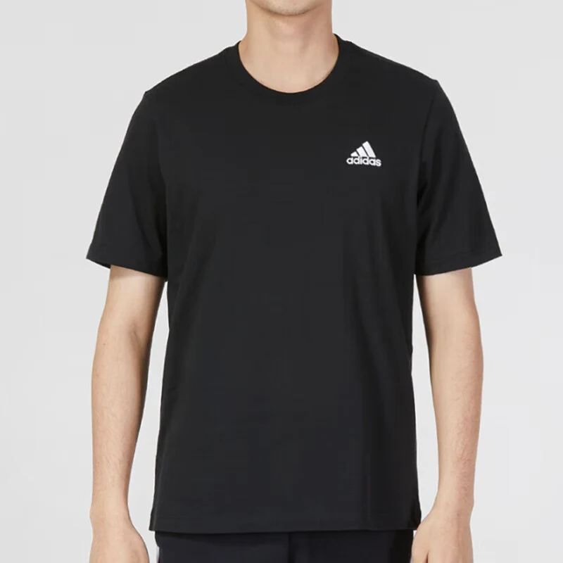 Новое оригинальное поступление, мужские футболки Adidas M SL SJ T с коротким рукавом, спортивная одежда
