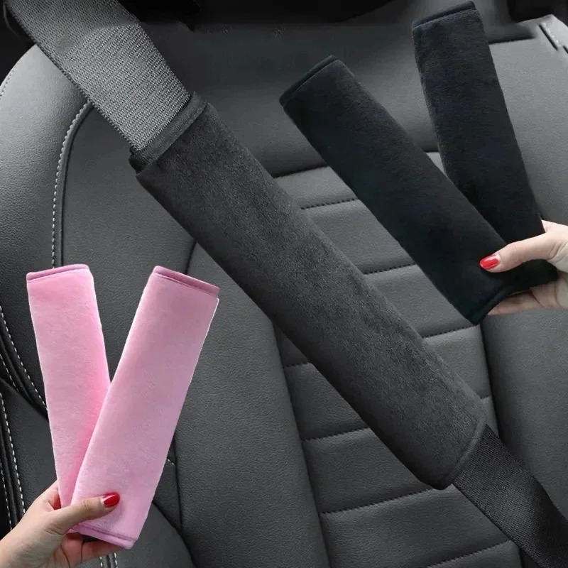 Funda cómoda para Cinturon de seguridad, аксессуары для автоматических автомобилей, protector de hombro интерьер для автомобилей, felpa suave
