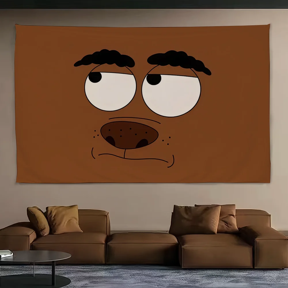 Фото Мультяшный анимационный флаг B-Brickleberry-S для кемпинга, бара, пикника, вечеринки, украшения для дома, баннер №3