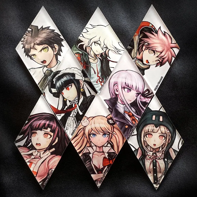 Danganronpa аниме Nagito Komaeda Hinata Hajime Kokichi Oma Saihara косплей акриловый значок эмблема мультяшный кулон Xmas