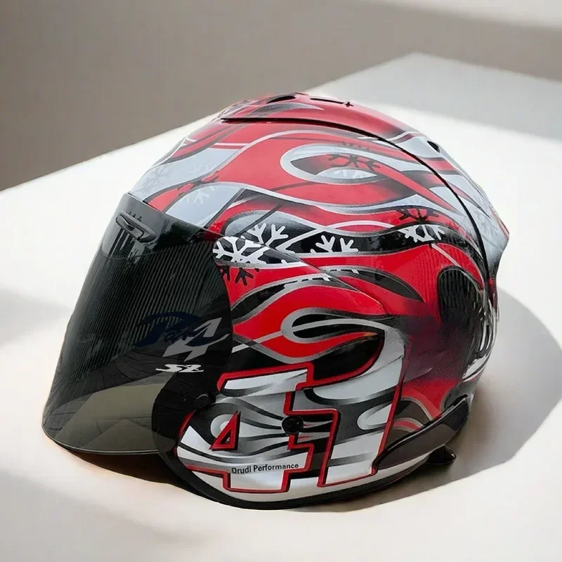 Motorcycle Helmet VZ-RAM 3/4 Open Face Helmet SZ-R VAS Safety Hat Motorcycle Running Helmet Cross Casco Capacete