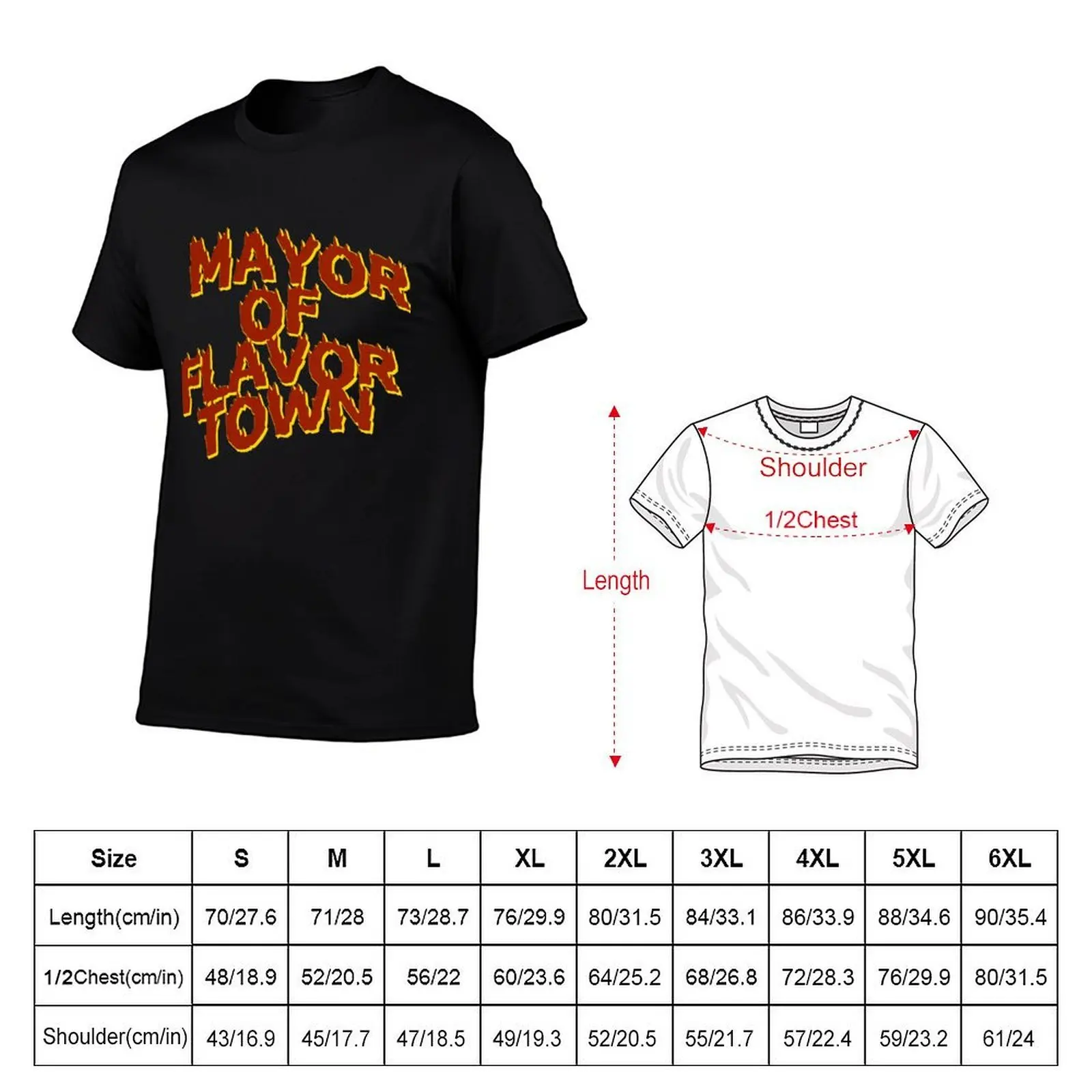 Футболка Mayor of Flavortown, мужские футболки с рисунком, футболка с индивидуальным принтом (art.: 3920d243c8c94) - 3920d243c8c94