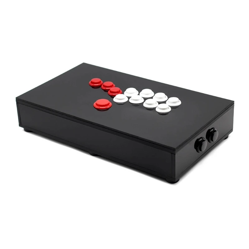 Фото Металлический корпус, аркадный джойстик, контроллер Fight Stick для ПК, игровые аксессуары, игровая ручка, подарок для друга, №5