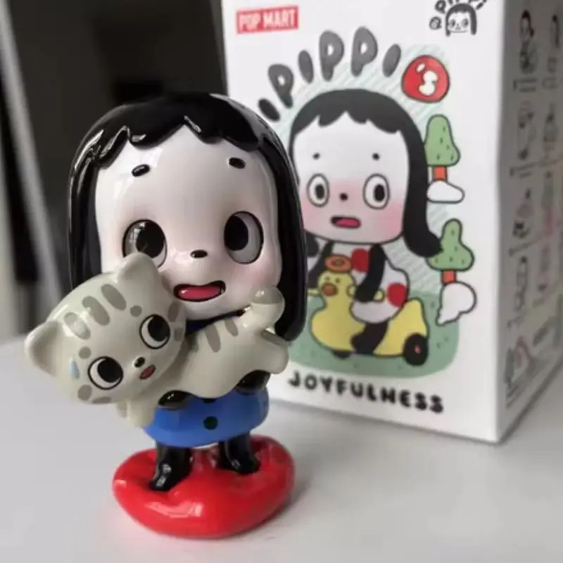 Фото Горячая Oipippi Joyfulness Series слепая коробка мини мультфильм аниме фигурка Kawaii модель коллекция игрушек настольные украшения для девочек №2