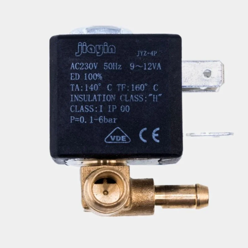 JYZ-4P 230 В, 6 бар, латунный паровой насос - N/C, 2/2 способа G1/8 дюйма, 3 мм для утюгов Philips/паровой швабры/пароварки для одежды/кофеварки