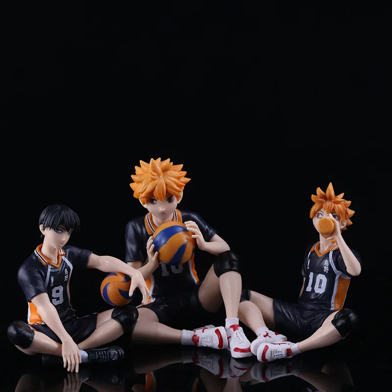 Фото Haikyuu аниме фигурки Новое поступление Bandai модель игрушки Shoyo Hinata Kozume Kenma Lapshi Satoru идеально подходит для к... №2