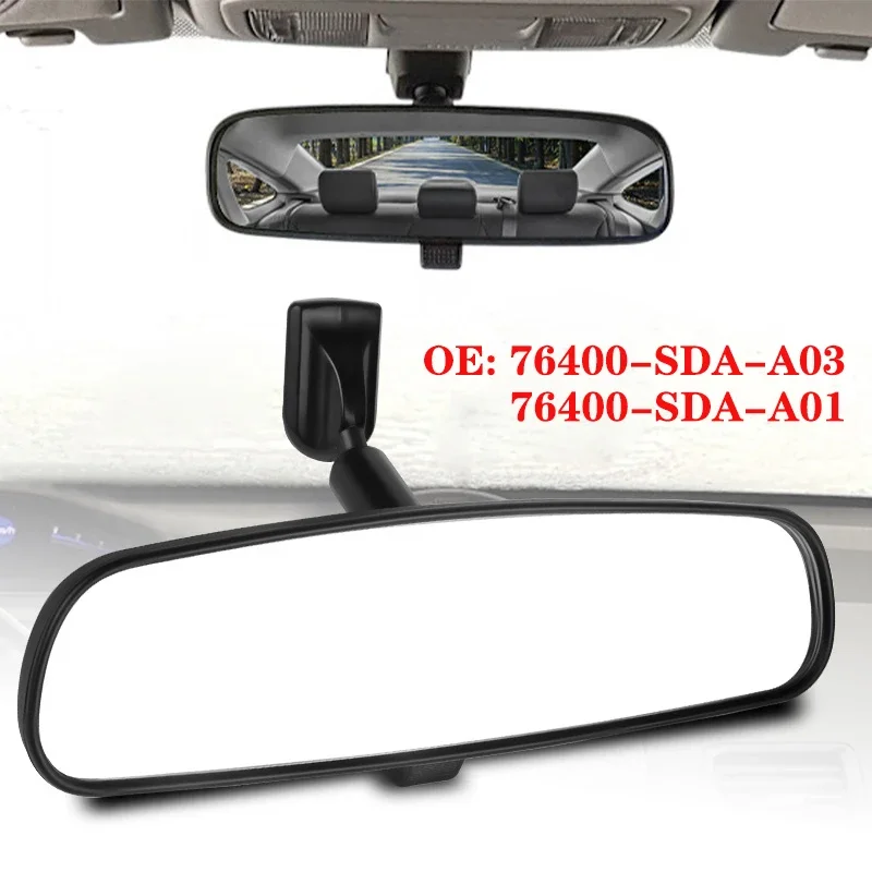Внутреннее широкоугольное зеркало заднего вида HD 76400SDAA03 для Honda Acura Civic Accord CR-Z 2003-2016 76400-SDA-A03 76400-SDA-A01