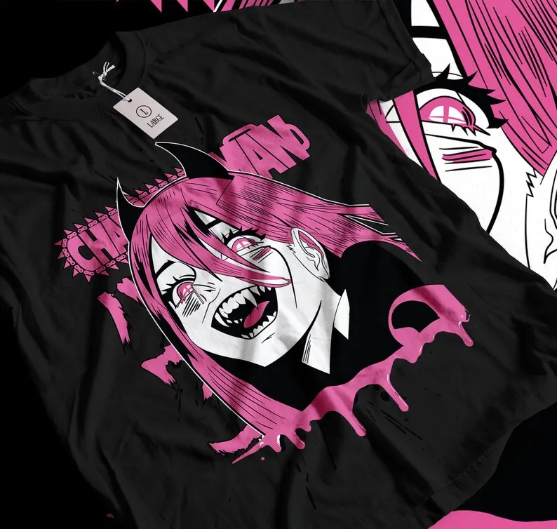 Фото Unisex Horror Manga Creepy Girl T-Shirt, Dark Anime Gothic T-Shirt, Manga Gothic T-Shirt Inactive №4
