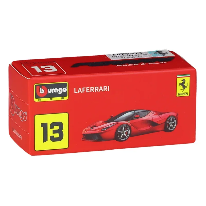 Bburago 1:64 итальянский спортивный автомобиль серии Ferrari, трехдюймовый маленький автомобиль, имитация сплава, модель автомобиля, роскошное издание, бумажная коробка, упаковка (art.: 3920ce2524b27) - 3920ce2524b27