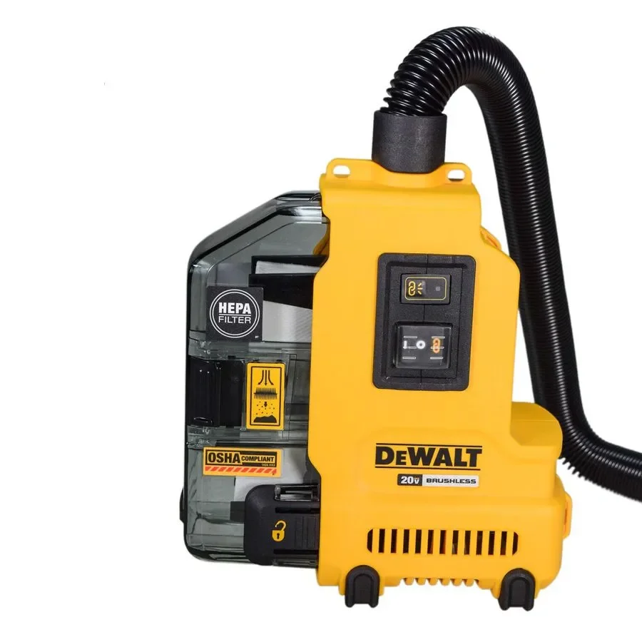 Фото DEWALT оригинальный пылесборник 20 В MAX, бесщеточный, беспроводной, универсальный, электроинструмент для удаления пыли DWH161B №4