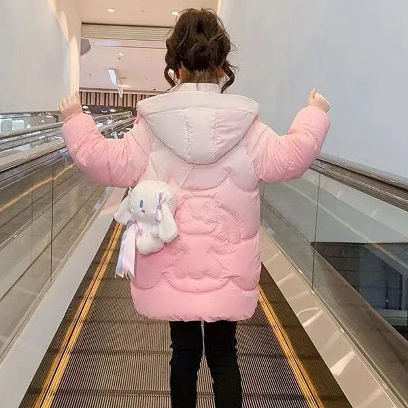 Фото Iner Keep ar Girls Jae Gradien Long Syle hien Cold-Proof с капюшоном №3