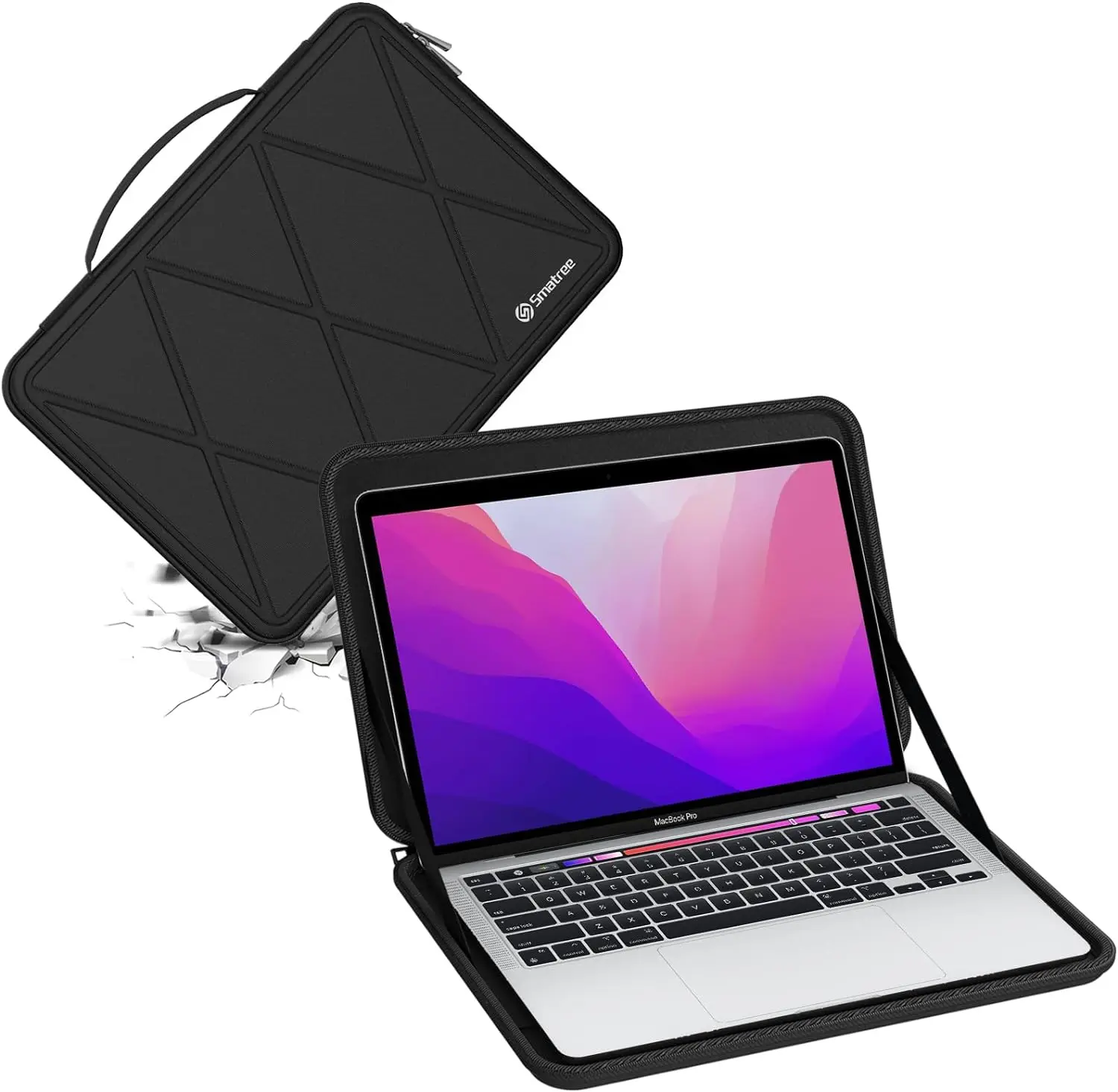 Чехол для ноутбука, совместимый с MacBook Air/Pro, подходит для MacBook Pro M2 13,3, жесткий защитный чехол из ЭВА 2022 дюйма