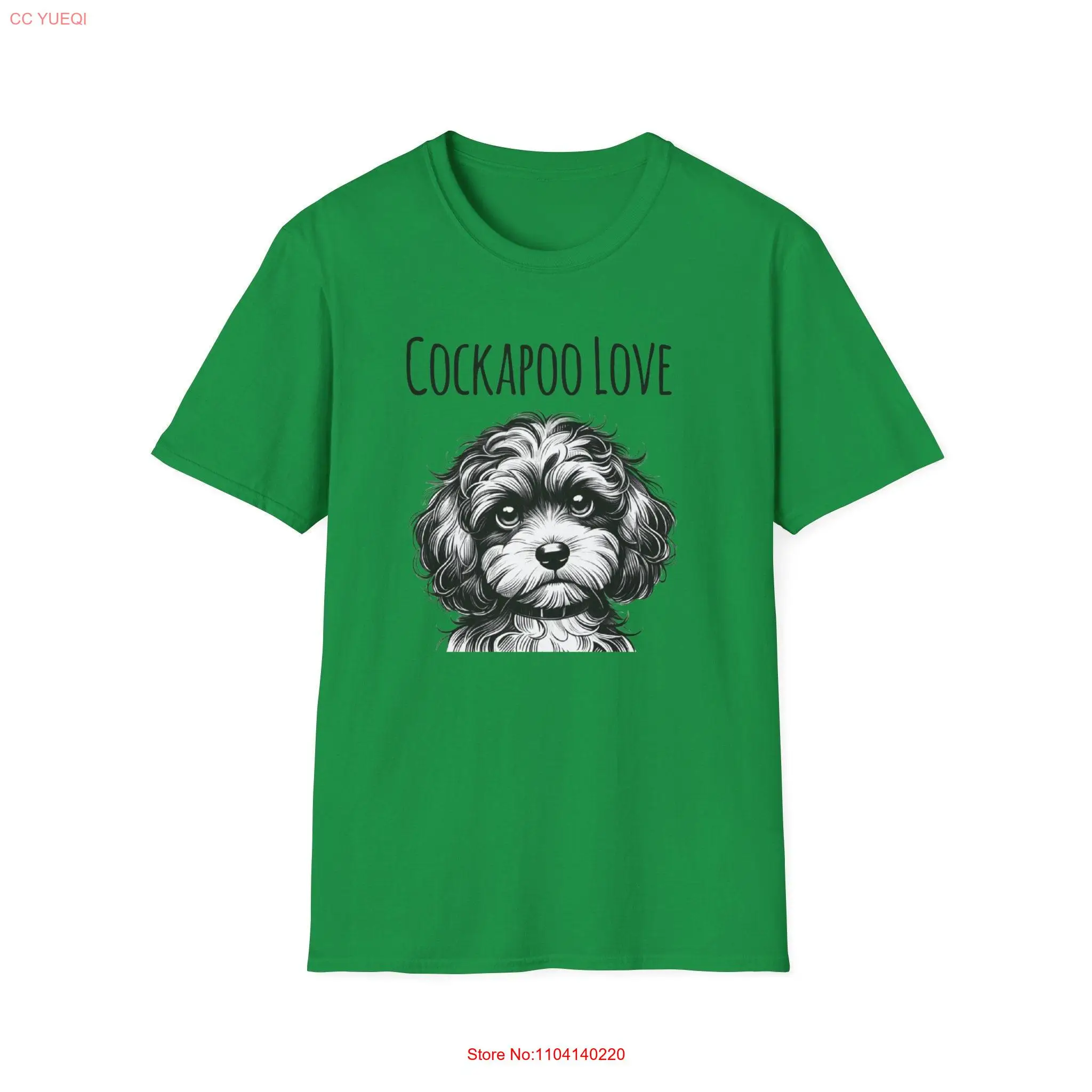 Футболка Sweet Cockapoo Eyes, очаровательная для влюбленных и любителей собак, с длинными или короткими рукавами