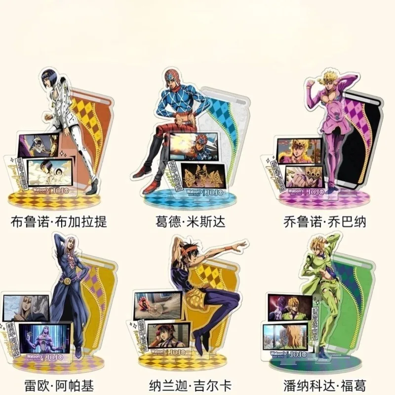 Новая акриловая фигурка-подставка JoJo's Bizarre Adventure Giorno Giovanna Pannacotta Fugo, периферийные устройства в стиле аниме, модное украшение для рабочего стола