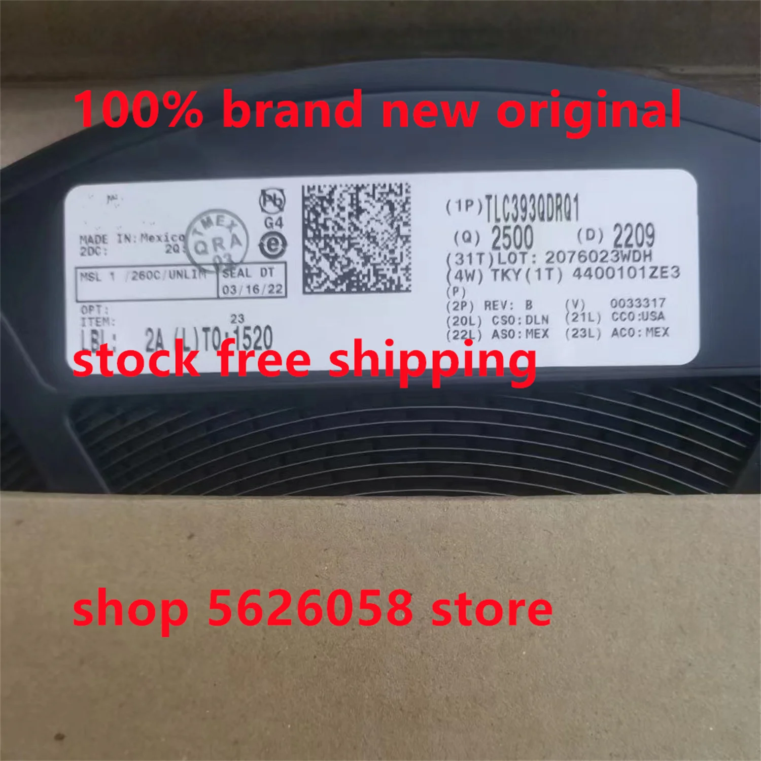 TLC393QDRQ1 C393Q1 SOP8 100% новый оригинальный 5 шт.-2500 шт./партия со склада Бесплатная доставка